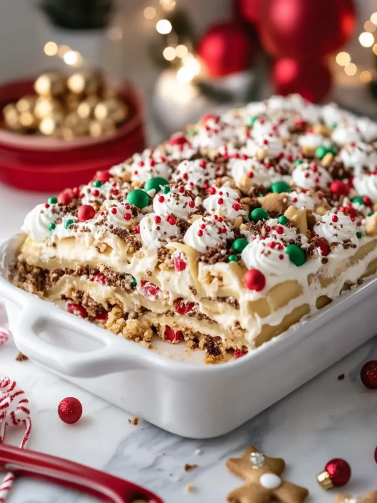 Indulge in Christmas Cookie Lasagna for Holiday Cheers 3 Christmas Cookie Lasagna