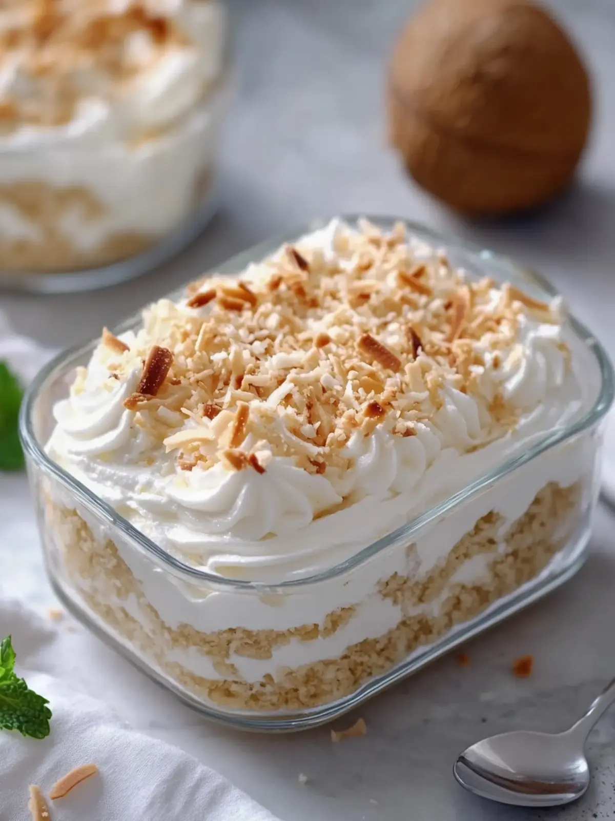 No-Bake Coconut Cream Dream Dessert: Slice into Paradise! 5 No-Bake Coconut Cream Dream Dessert