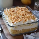No-Bake Coconut Cream Dream Casserole for Sweet Moments 18 No-Bake Coconut Cream Dream Casserole