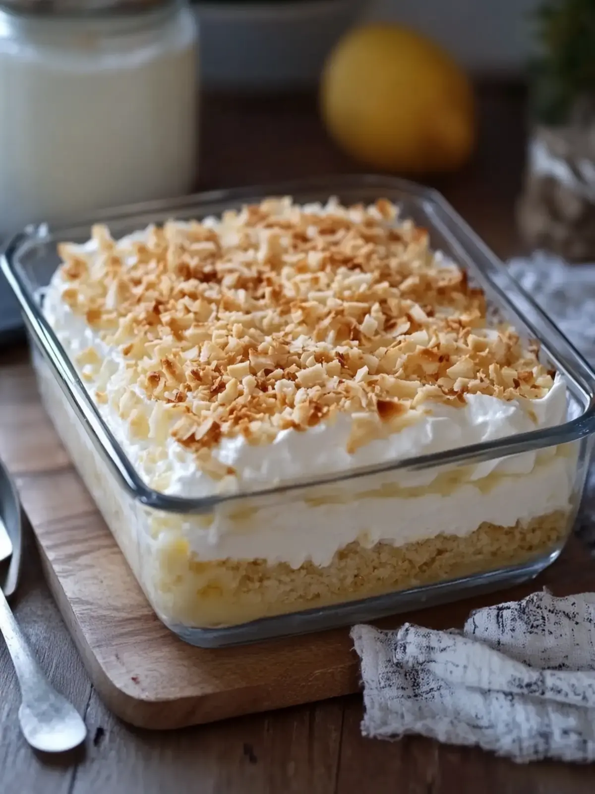 No-Bake Coconut Cream Dream Casserole for Sweet Moments 5 No-Bake Coconut Cream Dream Casserole