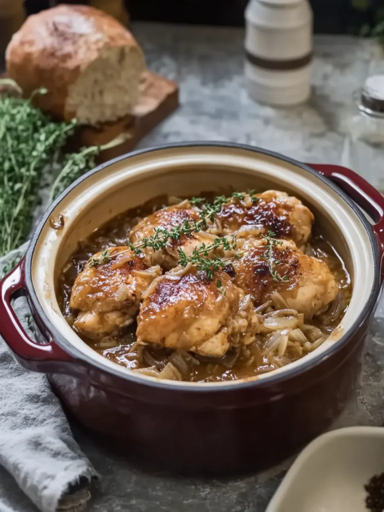 Irresistible Slow Cooker French Onion Chicken You Must Try! 3 Slow Cooker French Onion Chicken