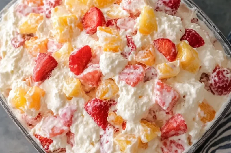 Creamy Fruity No-Bake Dessert Salad