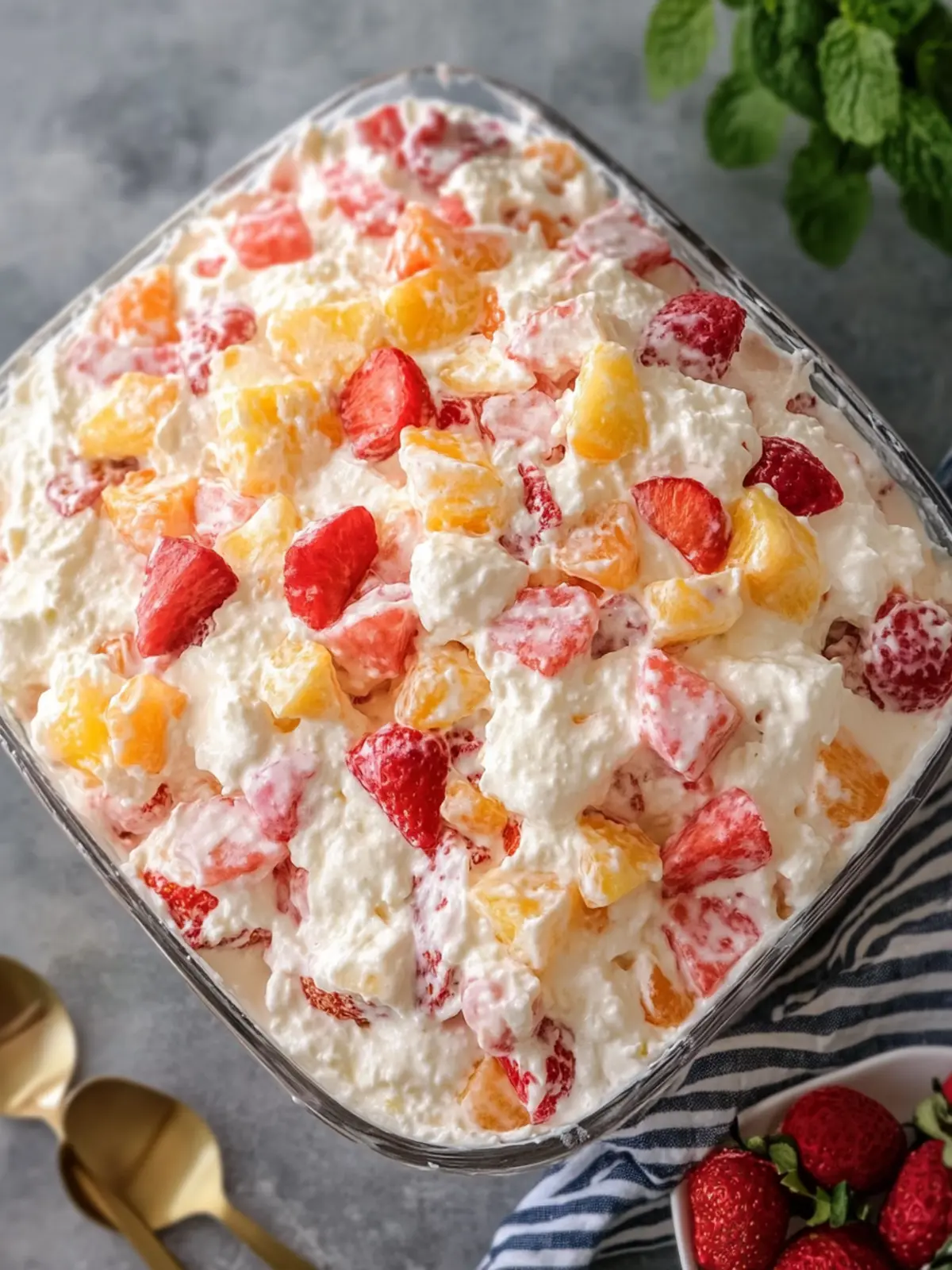 Creamy Fruity No-Bake Dessert Salad for Easy Indulgence 5 Creamy Fruity No-Bake Dessert Salad