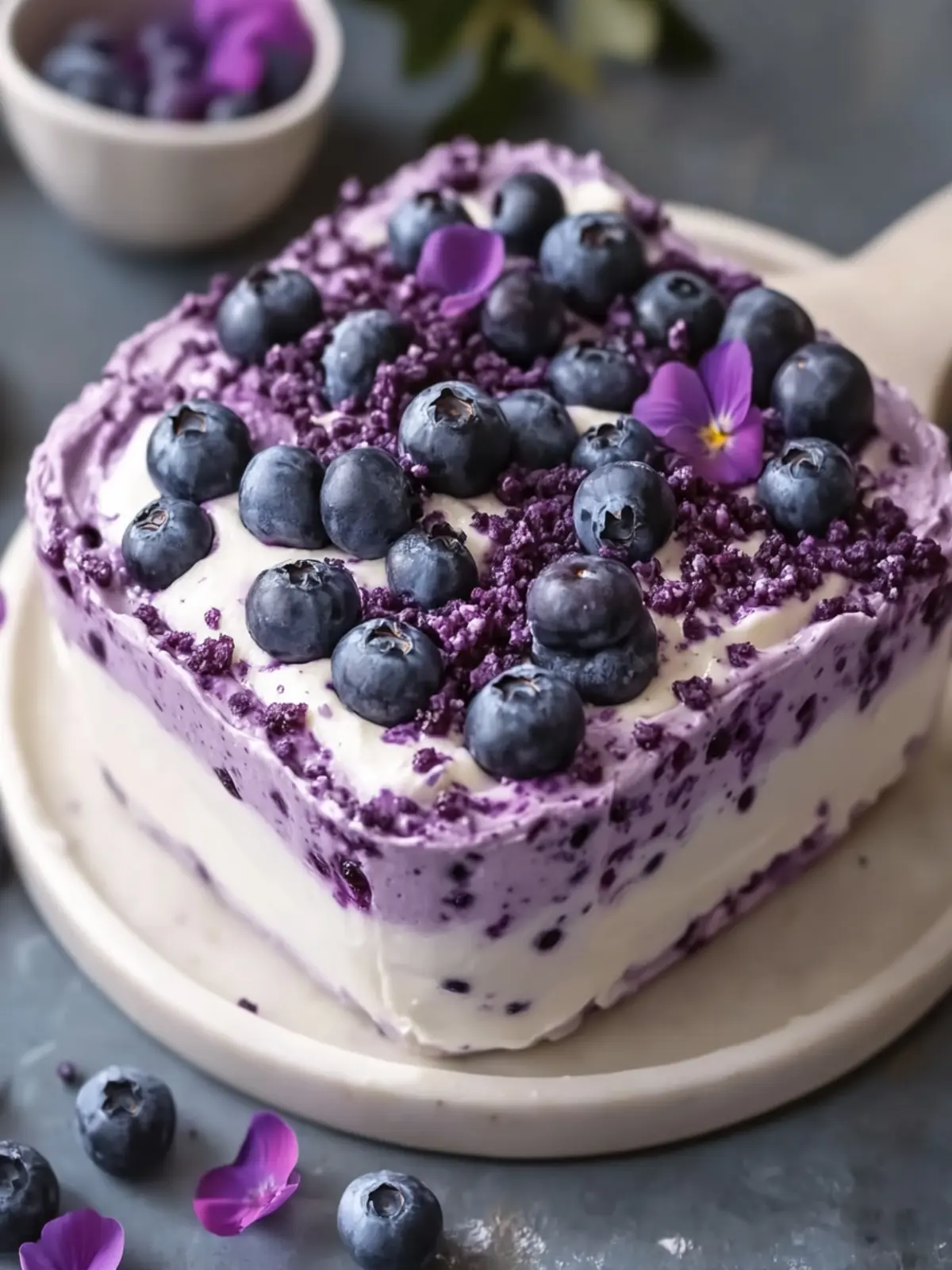 No-Bake Blueberry Yoghurt Cake for Effortless Indulgence 5 No-Bake Blueberry Yoghurt Cake
