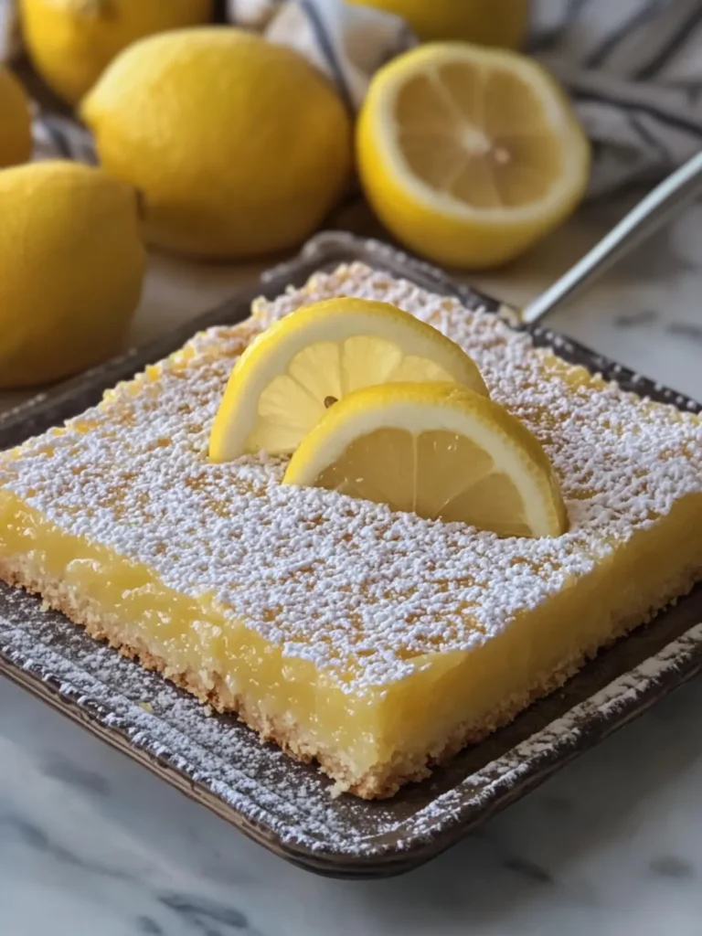 Easy 3-Ingredient Lemon Bars for a Zesty Treat Today 2 3-Ingredient Lemon Bars