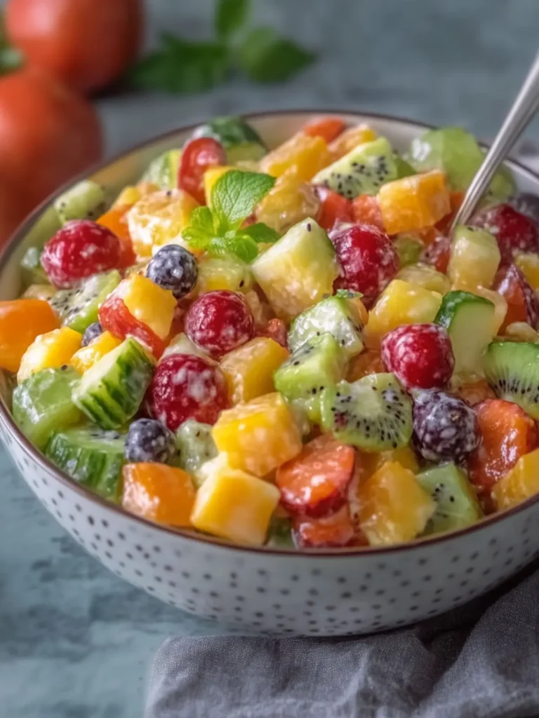 Fruits & Vegetable Salad: A Crisp, Creamy Delight You’ll Love 3 Fruits & Vegetable Salad