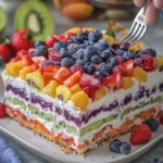 Deliciously Easy Rainbow Fruit Cheesecake Lasagna Recipe 17 Rainbow Fruit Cheesecake Lasagna