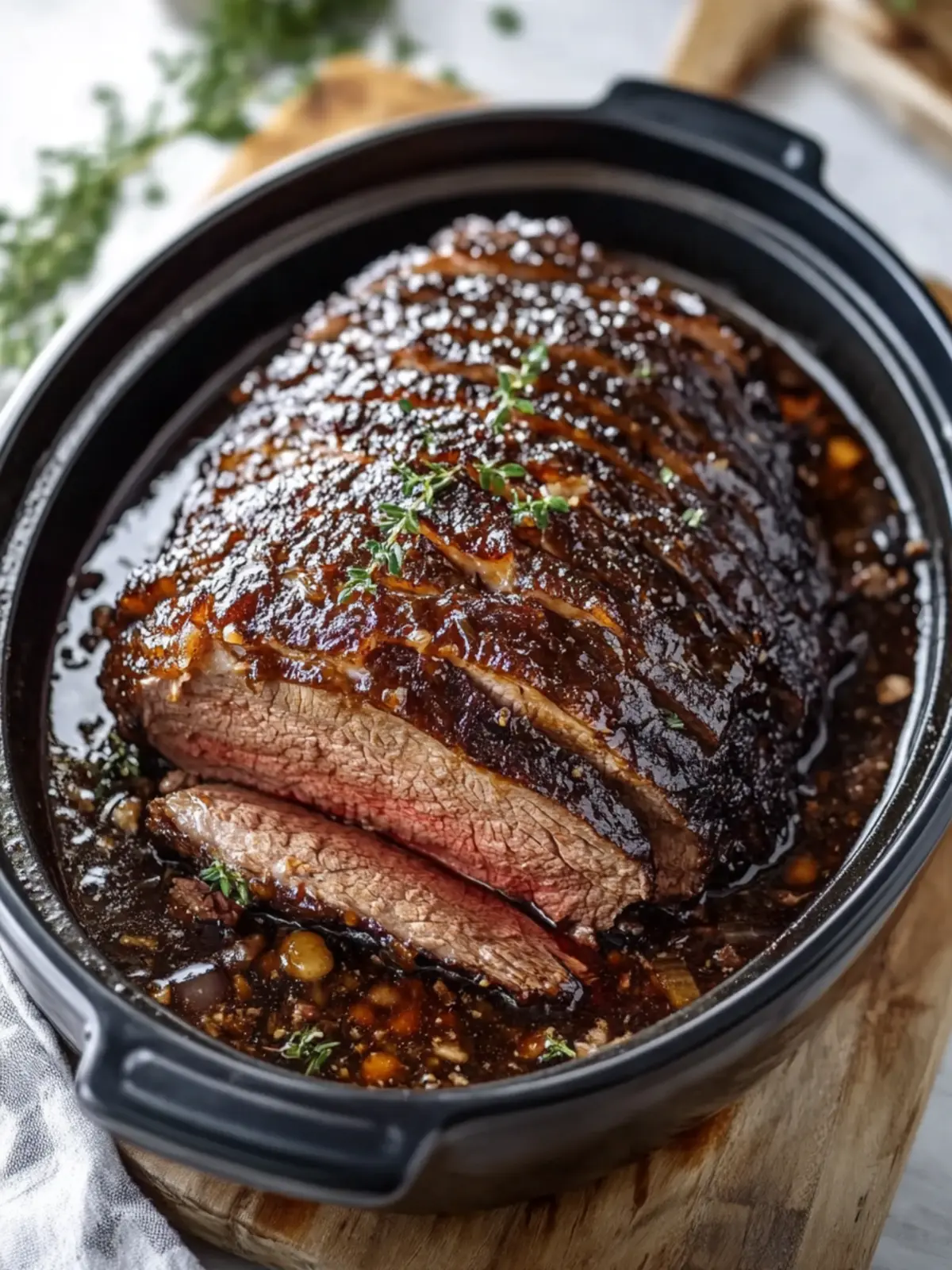 Melt-in-Your-Mouth Slow Cooker Glazed Beef Roast Delight 5 Slow Cooker Glazed Beef Roast