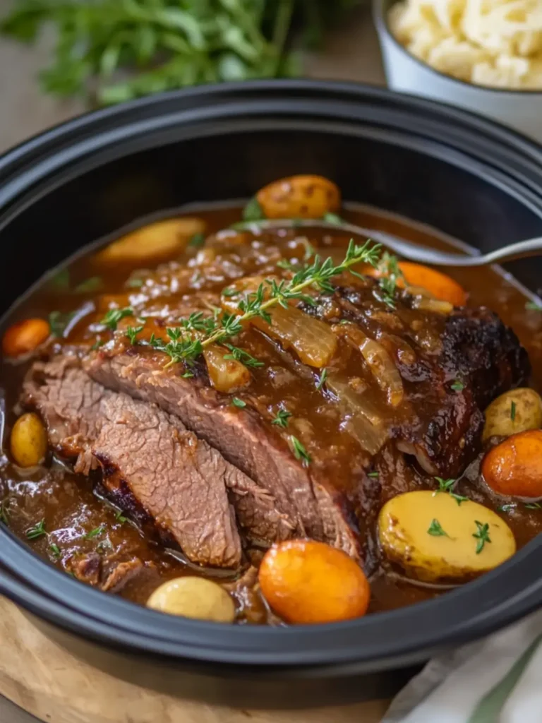 Slow Cooker Honey-Glazed Easter Beef for a Sweet Feast 2 Slow Cooker Honey-Glazed Easter Beef