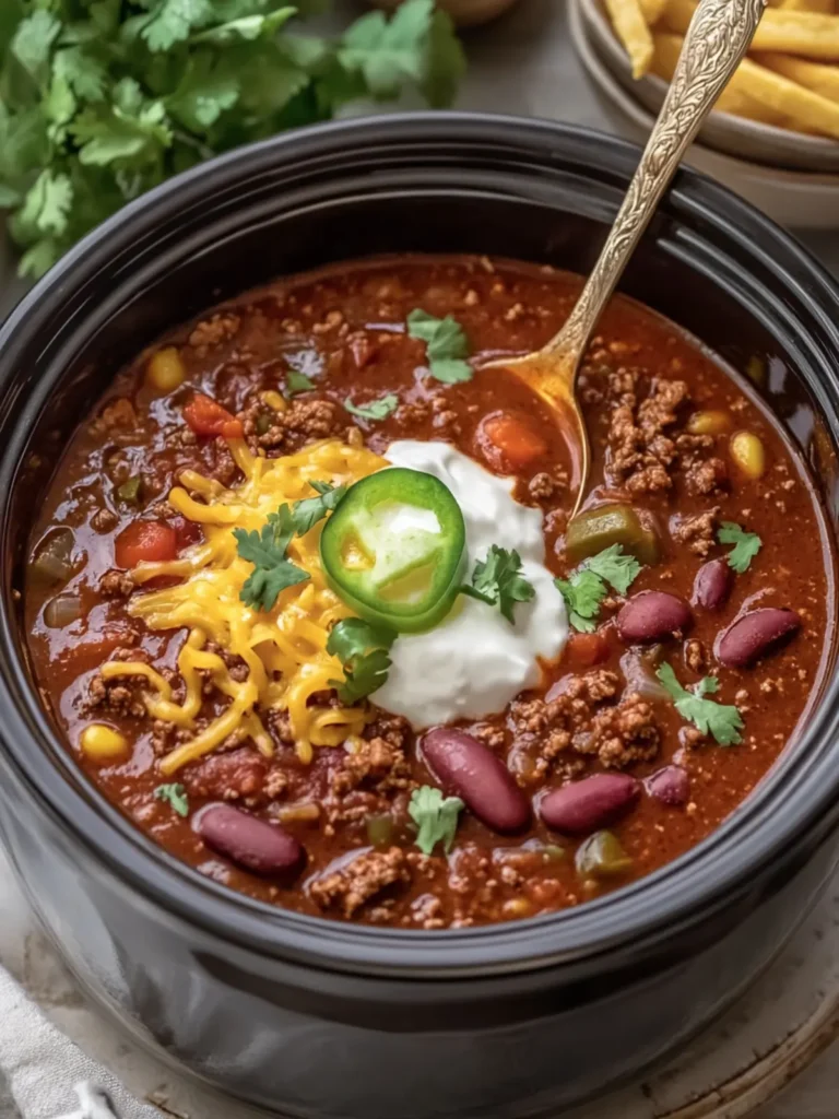 Savory Easy Crockpot Beef Chili Perfect for Busy Weeknights 2 Easy Crockpot Beef Chili
