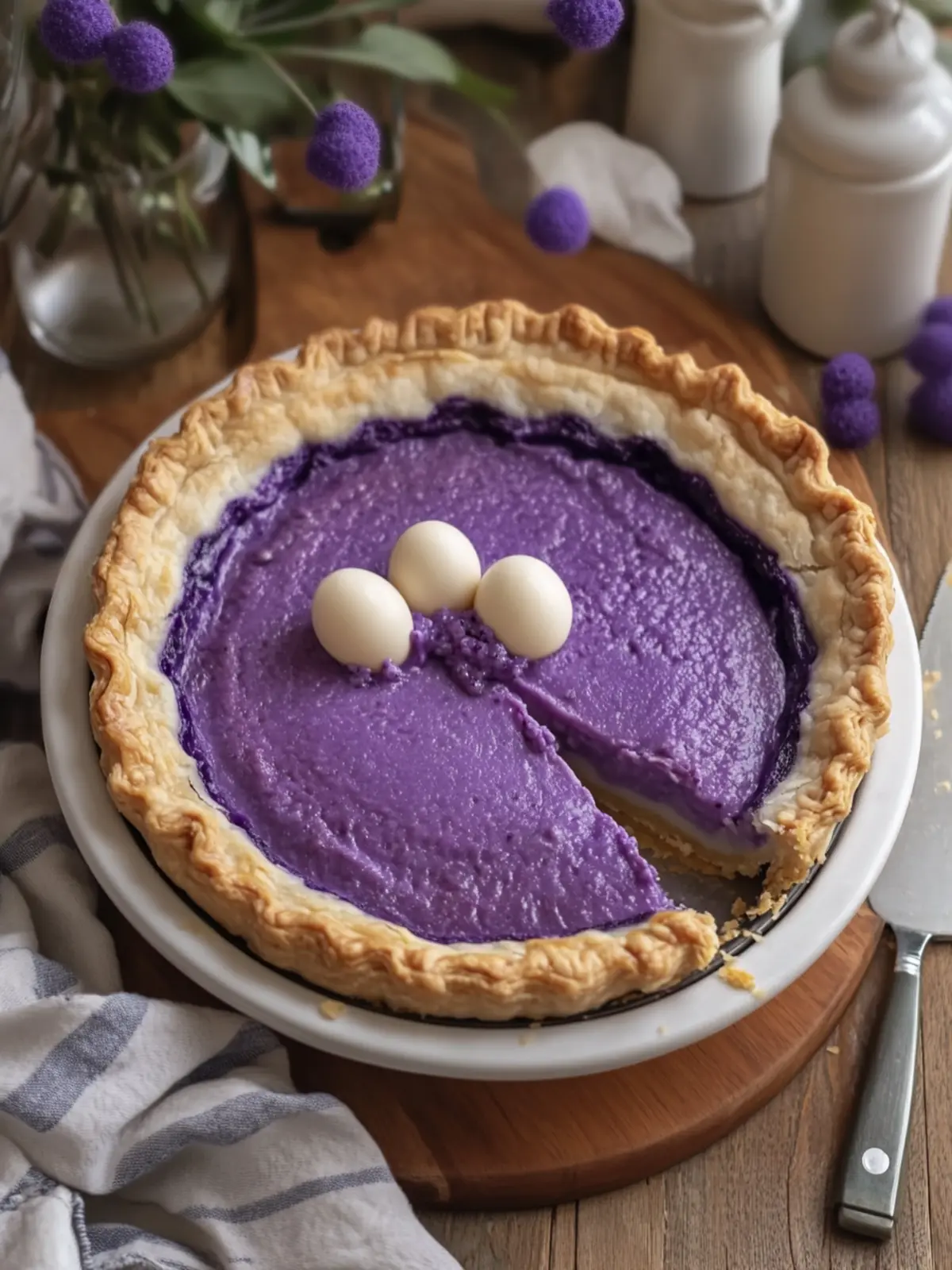Ube Egg Pie