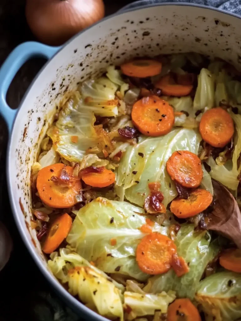 Delicious Braised Cabbage with Carrots and Onions for Cozy Nights 4 Braised Cabbage with Carrots and Onions