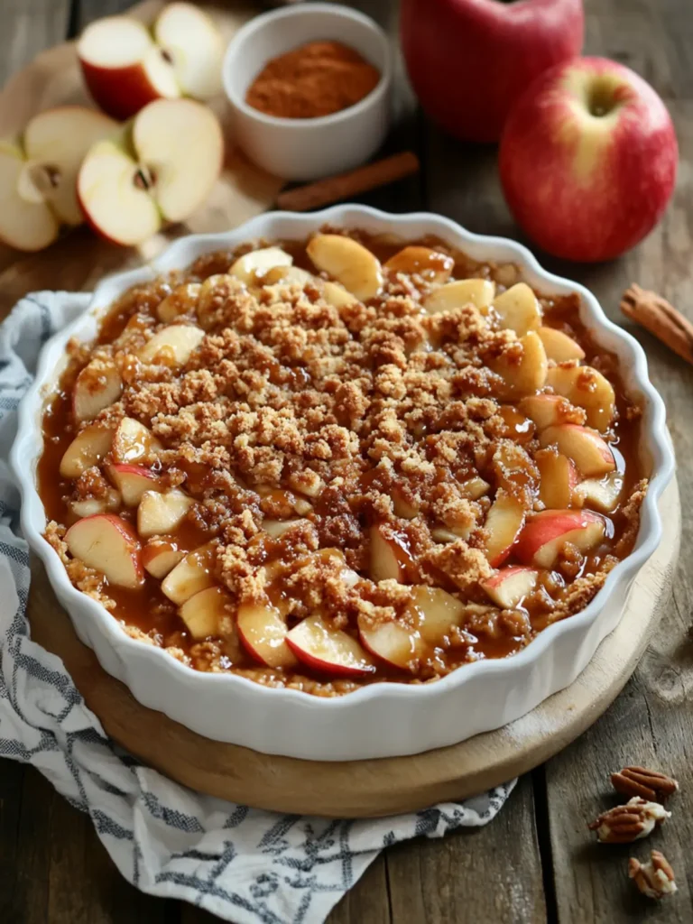 Decadent Caramel Apple Dump Cake Made Easy and Sliced Free 2 Caramel Apple Dump Cake without slicing