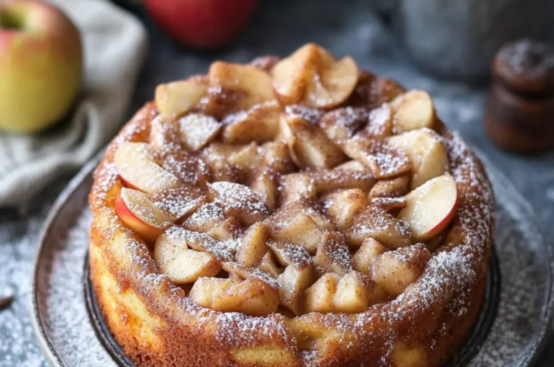 Apple Fritter Cinnamon Cake