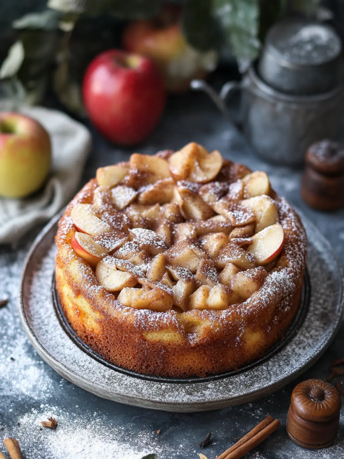 Apple Fritter Cinnamon Cake That Will Make You Smile 5 Apple Fritter Cinnamon Cake
