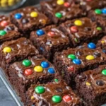 Super Fudgy M&M Brownies That Will Melt Your Heart 17 Super Fudgy M&M Brownies