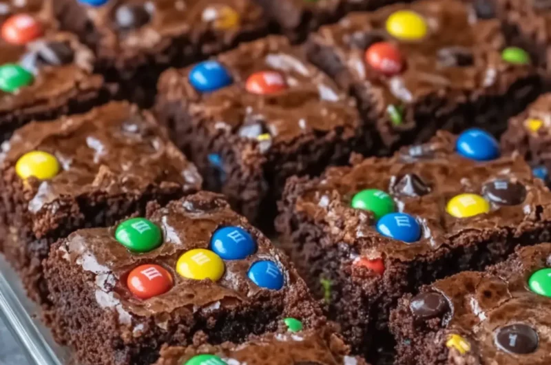 Super Fudgy M&M Brownies