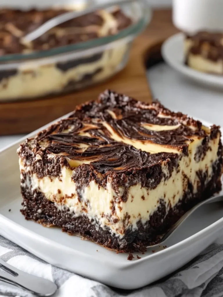 Decadent Brownie Cheesecake Casserole to Wow Your Guests 4 Brownie Cheesecake Casserole
