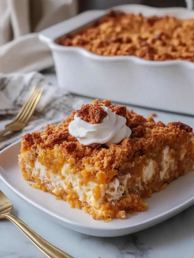 Irresistible Pumpkin Dump Cake Casserole Everyone Will Love 2 Pumpkin Dump Cake Casserole