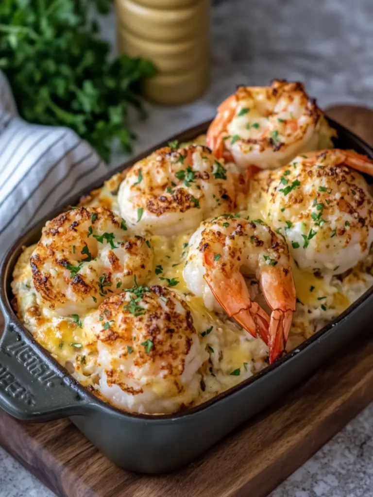 Cheesy Garlic Butter Crab and Shrimp Bombs