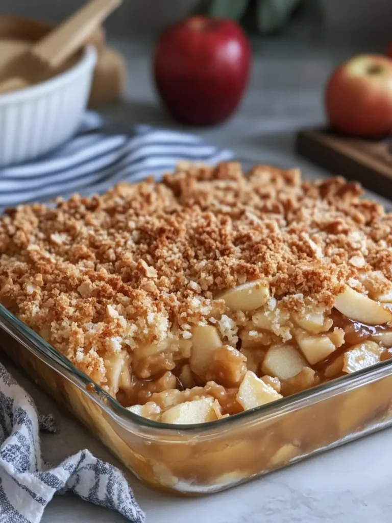 Indulge in Caramel Apple Dump Cake Casserole Bliss 3 Caramel Apple Dump Cake Casserole