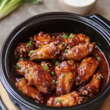 Savory 3-Ingredient Slow Cooker Poor Man's Tax Day Wings