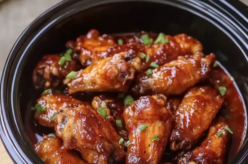 3-Ingredient Slow Cooker Poor Man's Tax Day Wings
