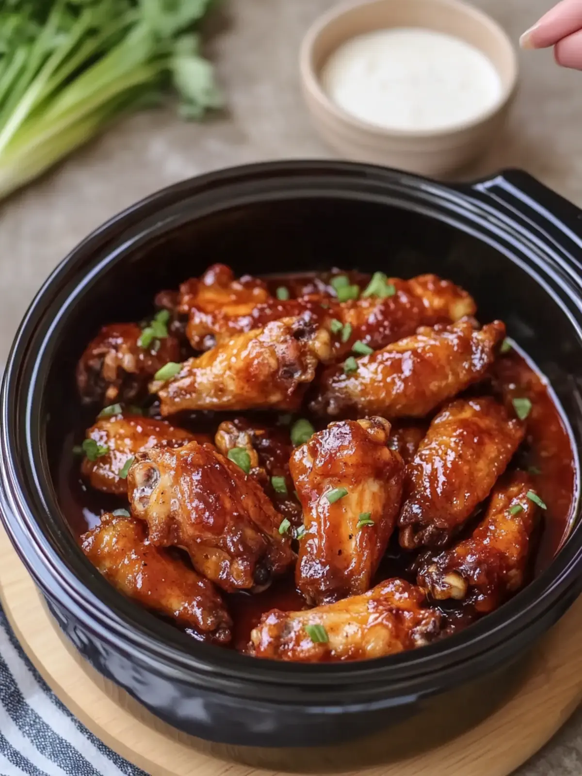 3-Ingredient Slow Cooker Poor Man's Tax Day Wings