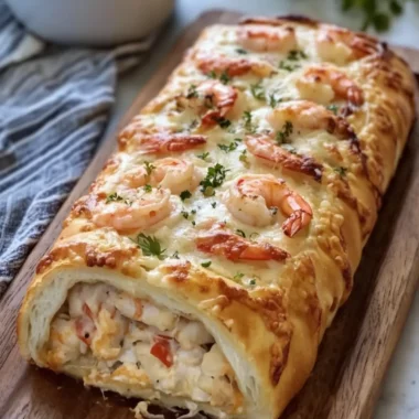 Golden Seafood Crab and Shrimp Stromboli Bake: A Cozy Delight 15 Golden Seafood Crab and Shrimp Stromboli Bake