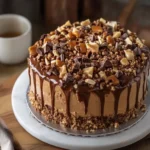 Chocolate Caramel Crunch Cake