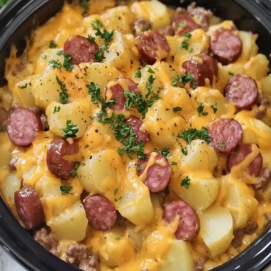 Crockpot Cheesy Potatoes and Beef Kielbasa for Cozy Nights 15 Crockpot Cheesy Potatoes and Beef Kielbasa