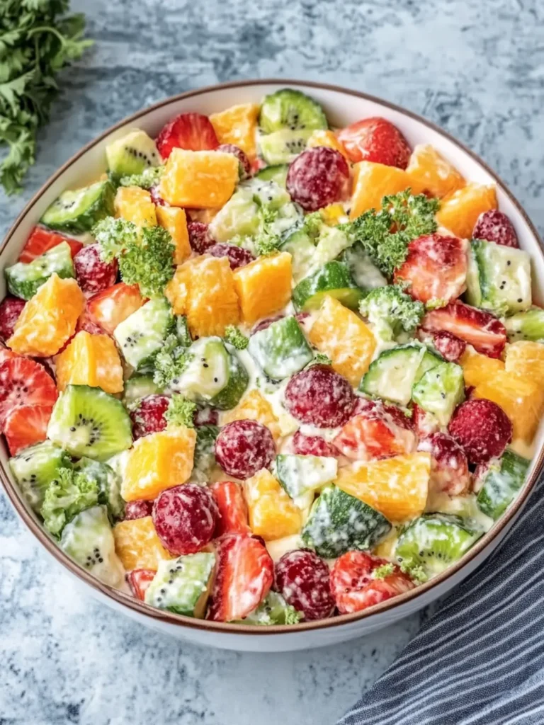Creamy Fruits and Vegetable Salad That Will Wow Your Guests 3 Creamy Fruits and Vegetable Salad
