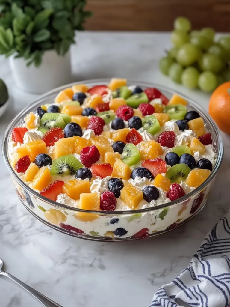 Irresistible Cheesecake Fruit Salad Casserole Delight 4 Cheesecake Fruit Salad Casserole