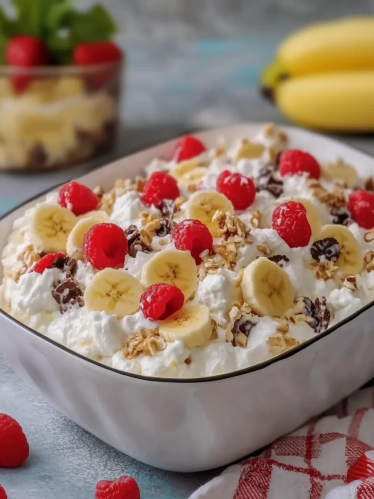 Banana Split Fluff Salad