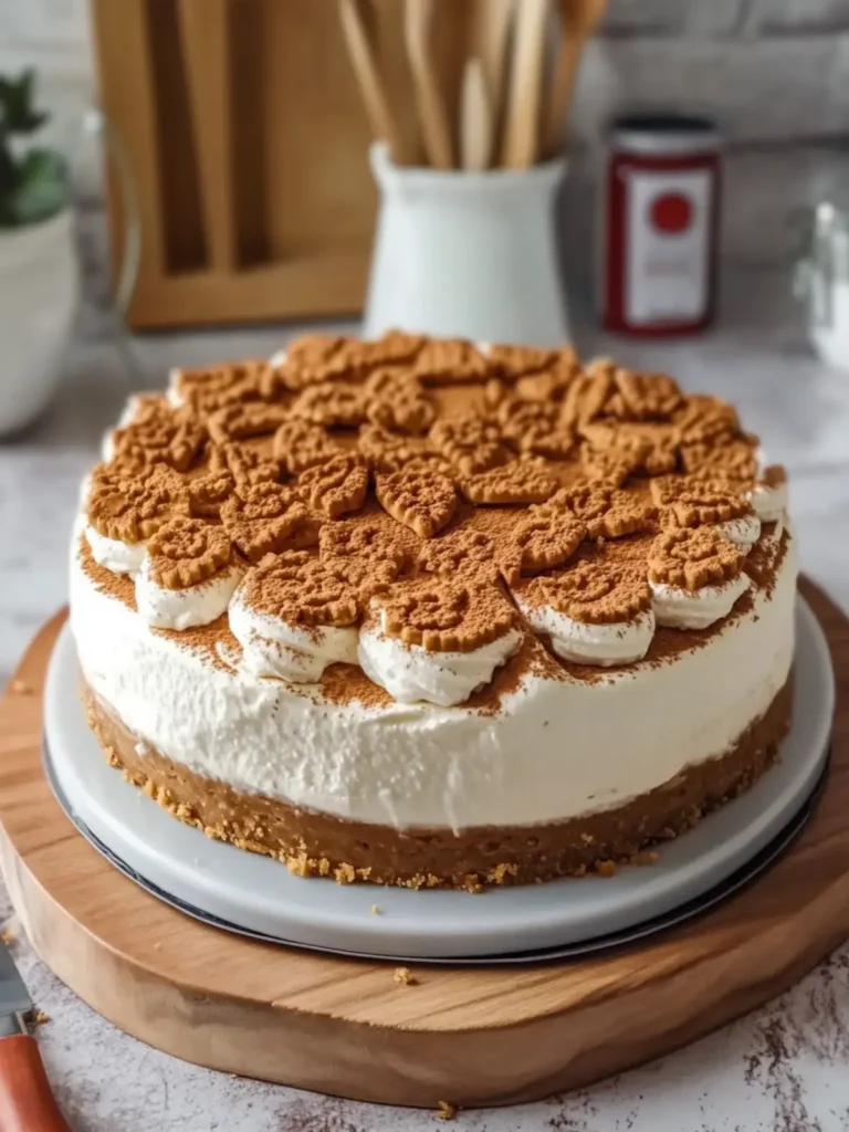 Decadent No-Bake Lotus Biscoff Cheesecake for Sweet Cravings 2 No-Bake Lotus Biscoff Cheesecake
