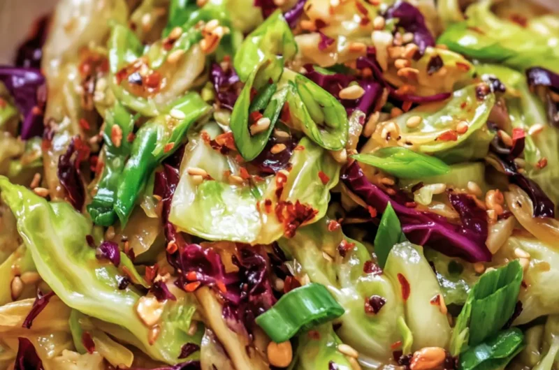 picy Cabbage Stir-Fry