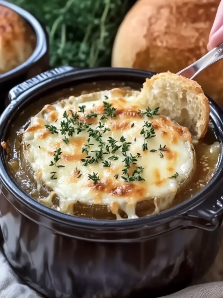 Savory Slow Cooker French Onion Soup That Melts in Your Mouth 3 Slow Cooker French Onion Soup