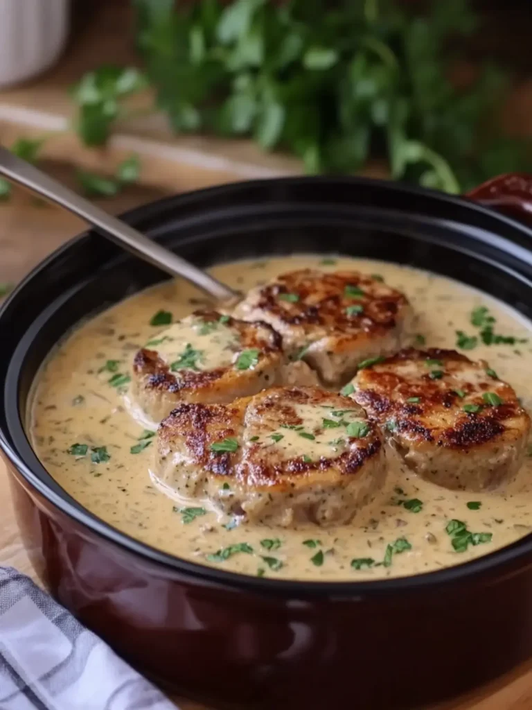 Irresistible Slow Cooker Creamy Ranch Pork Chops You’ll Love 4 Slow Cooker Creamy Ranch Pork Chops