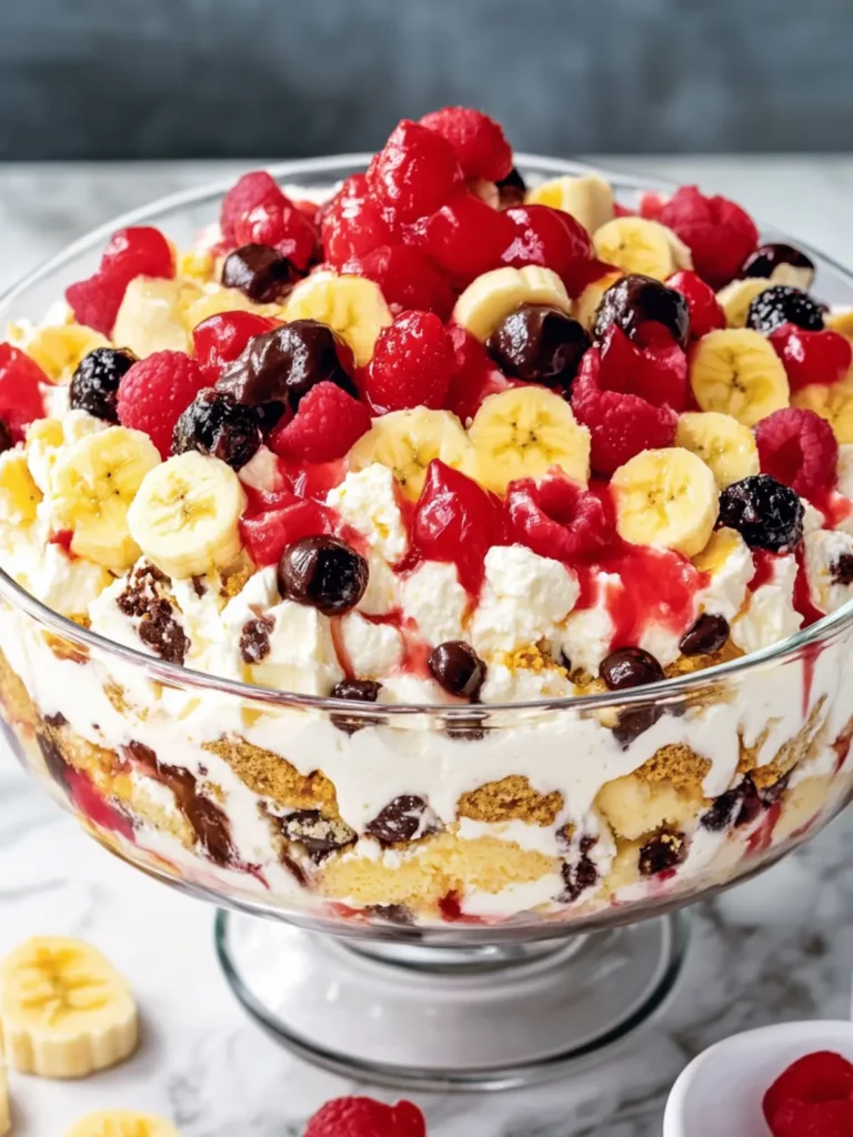 Banana Split Cheesecake Salad: Your New Favorite Sweet Treat 4 Banana Split Cheesecake Salad