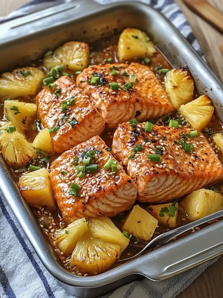 Pineapple Teriyaki Salmon Seafood Bake for a Flavorful Feast 3 Pineapple Teriyaki Salmon Seafood Bake