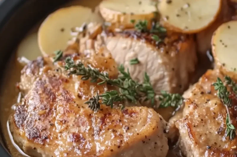 Crockpot Maple Dijon Pork