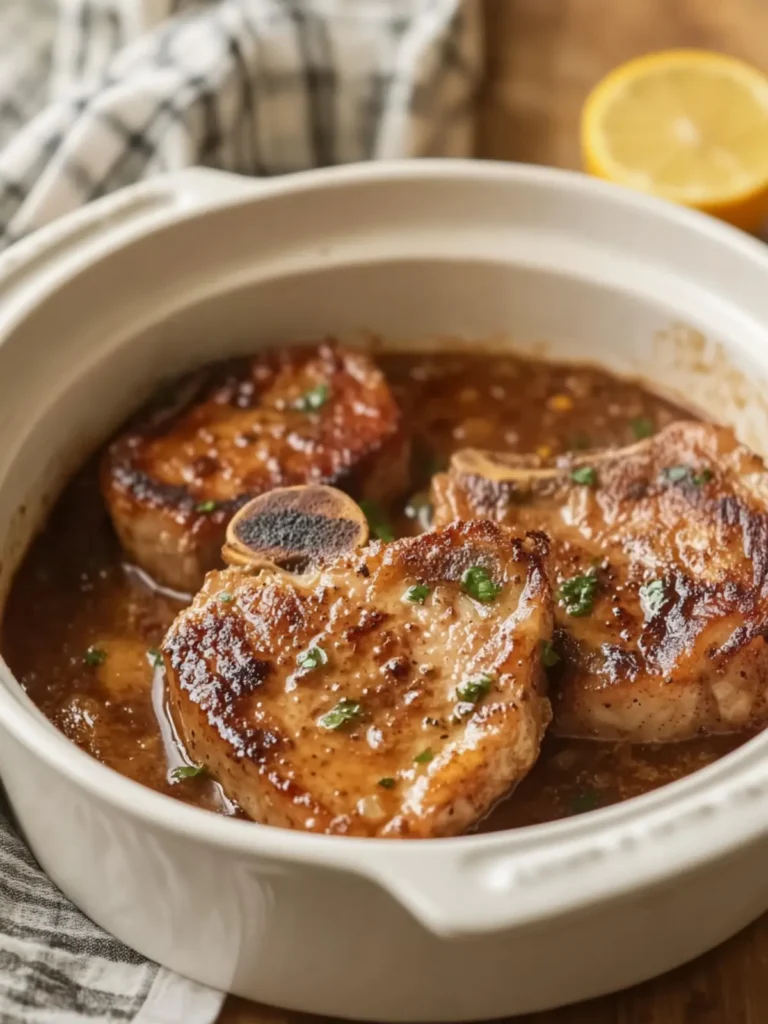 Slow Cooker Brown Sugar Pork Chops