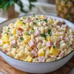 Pineapple Ham Macaroni Salad