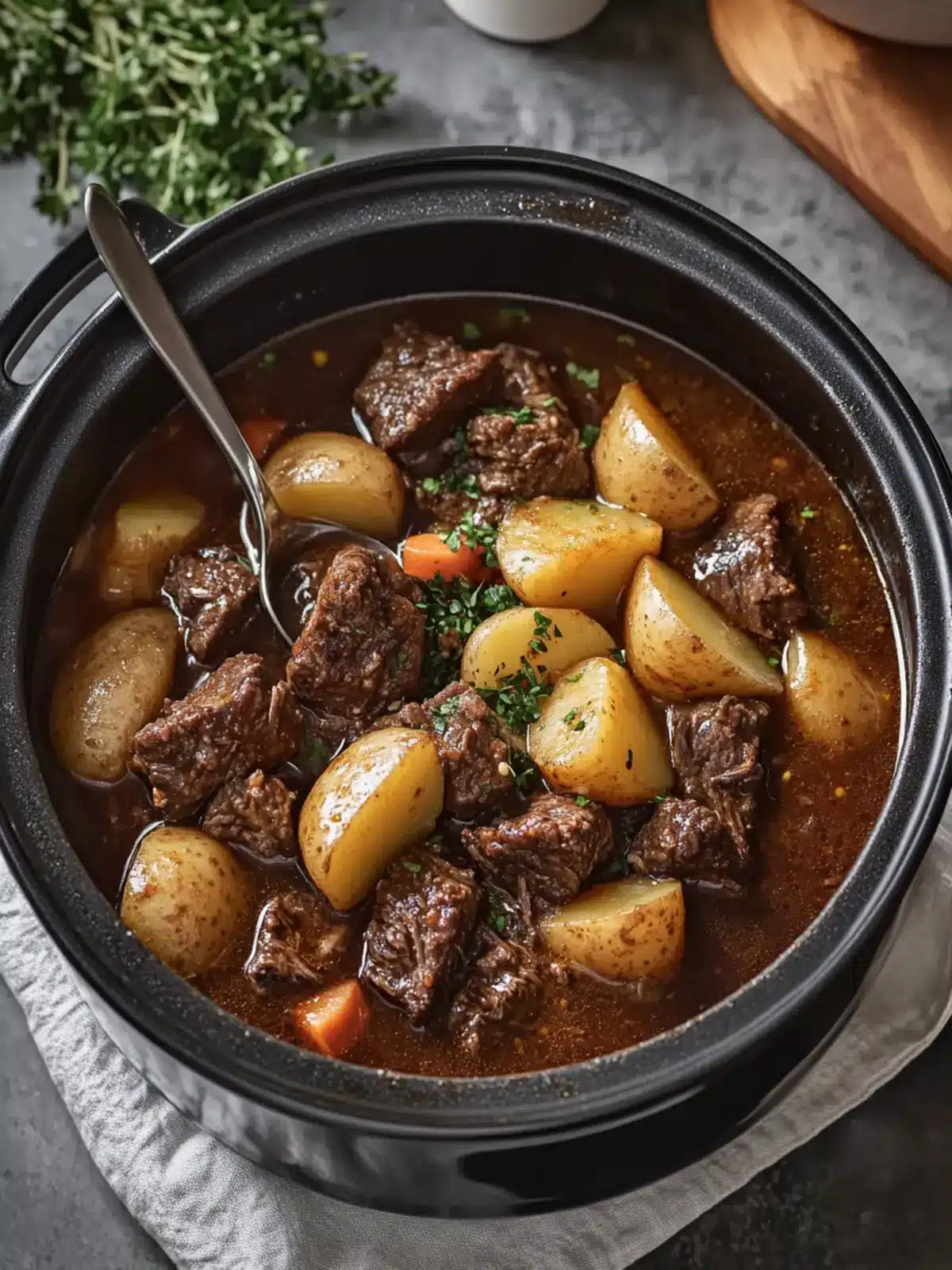 Savory Slow Cooker Beef & Potatoes for Cozy Nights 5 Slow Cooker Beef & Potatoes