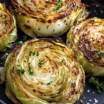 Savory Roasted Cabbage Steaks with Creamy Garlic Dip 17 Roasted Cabbage Steaks
