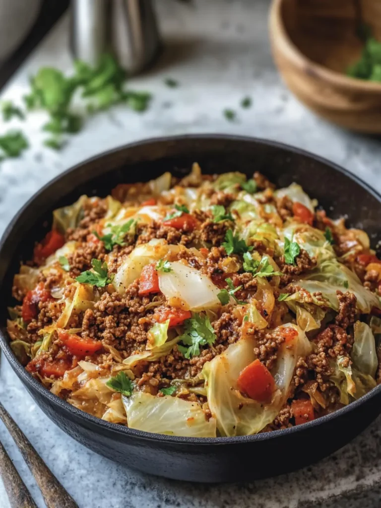 Filthy Cabbage with Cajun Ground Beef: A Flavor Explosion! 4 Filthy Cabbage with Cajun Ground Beef