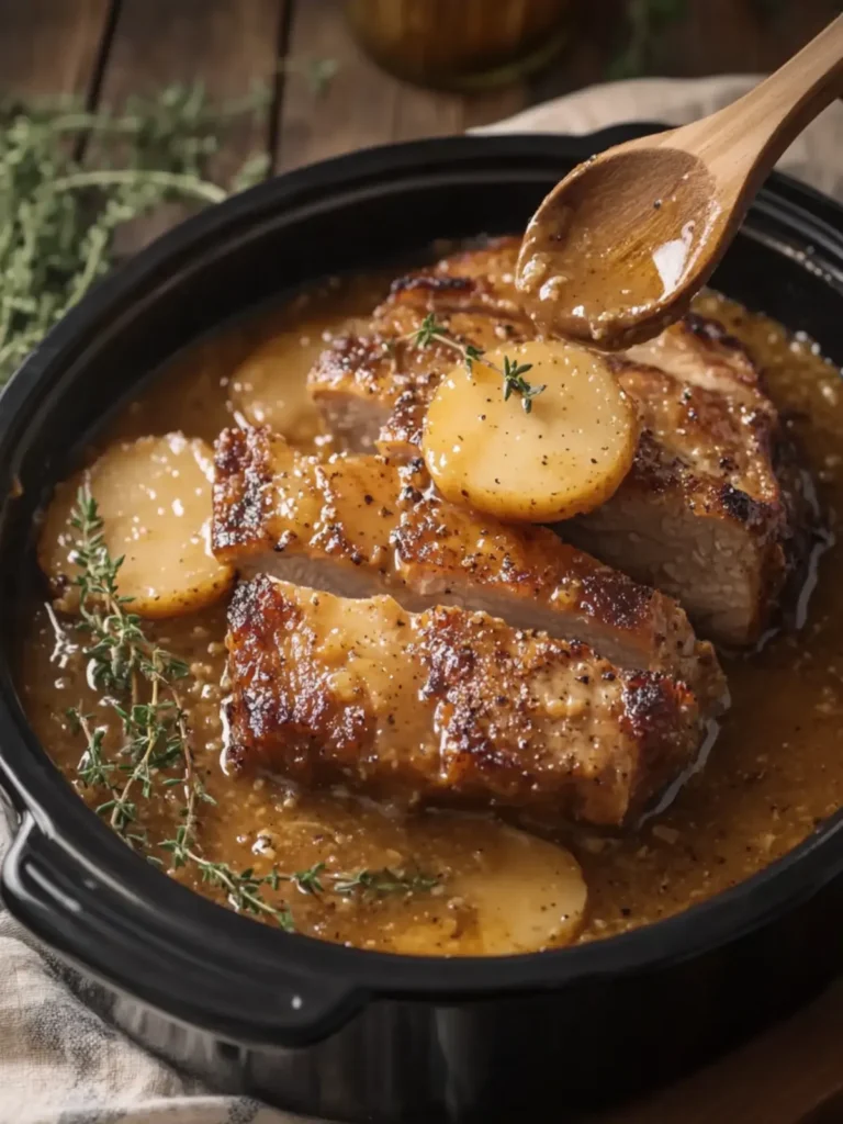 Crockpot Maple Dijon Pork: Sweet & Savory Comfort Food Delight 2 Crockpot Maple Dijon Pork