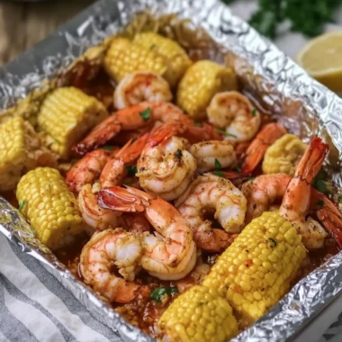 Shrimp Boil Foil Packets