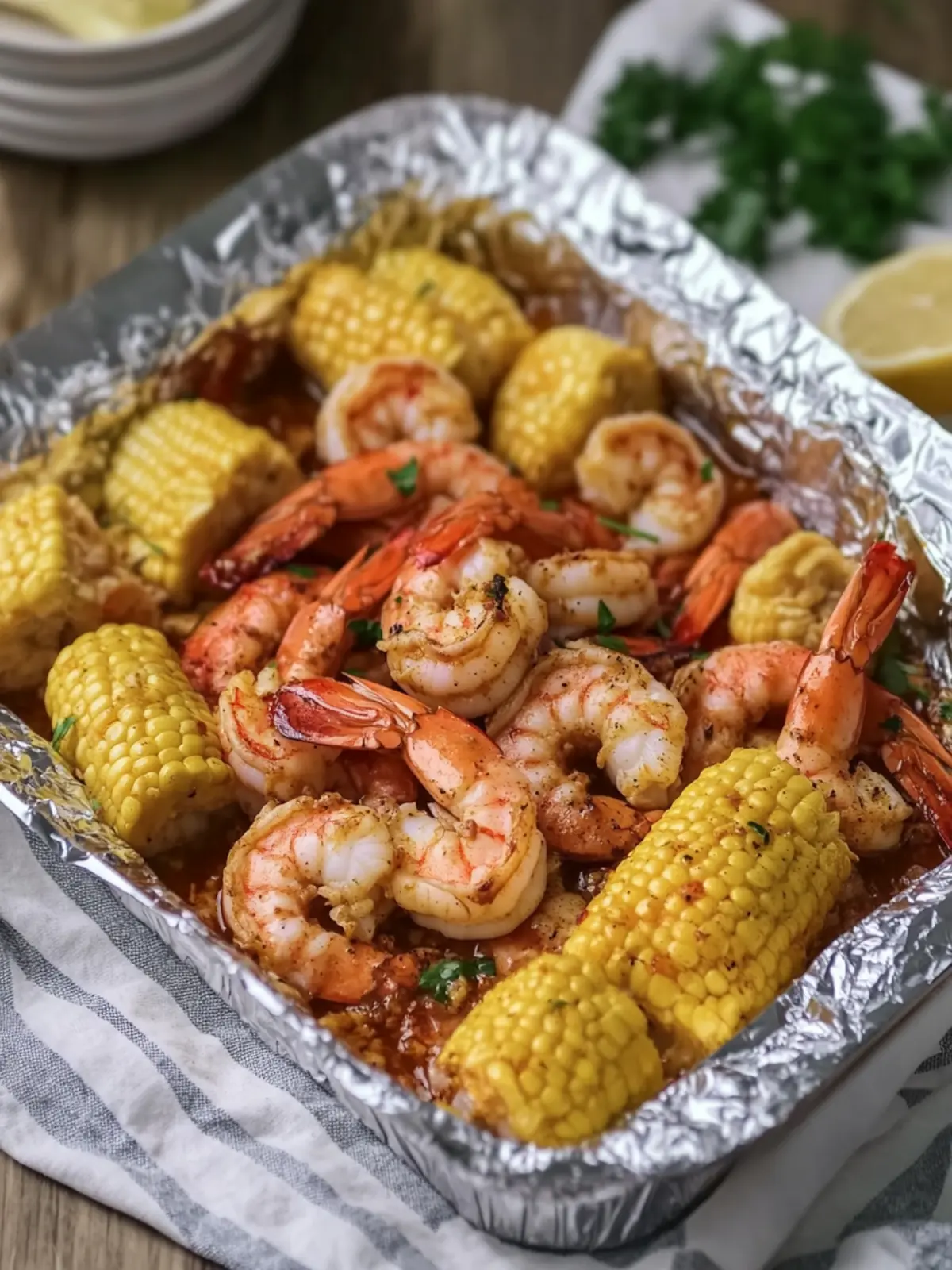 Shrimp Boil Foil Packets: Easy, Flavor-Packed Dinner Delight 5 Shrimp Boil Foil Packets
