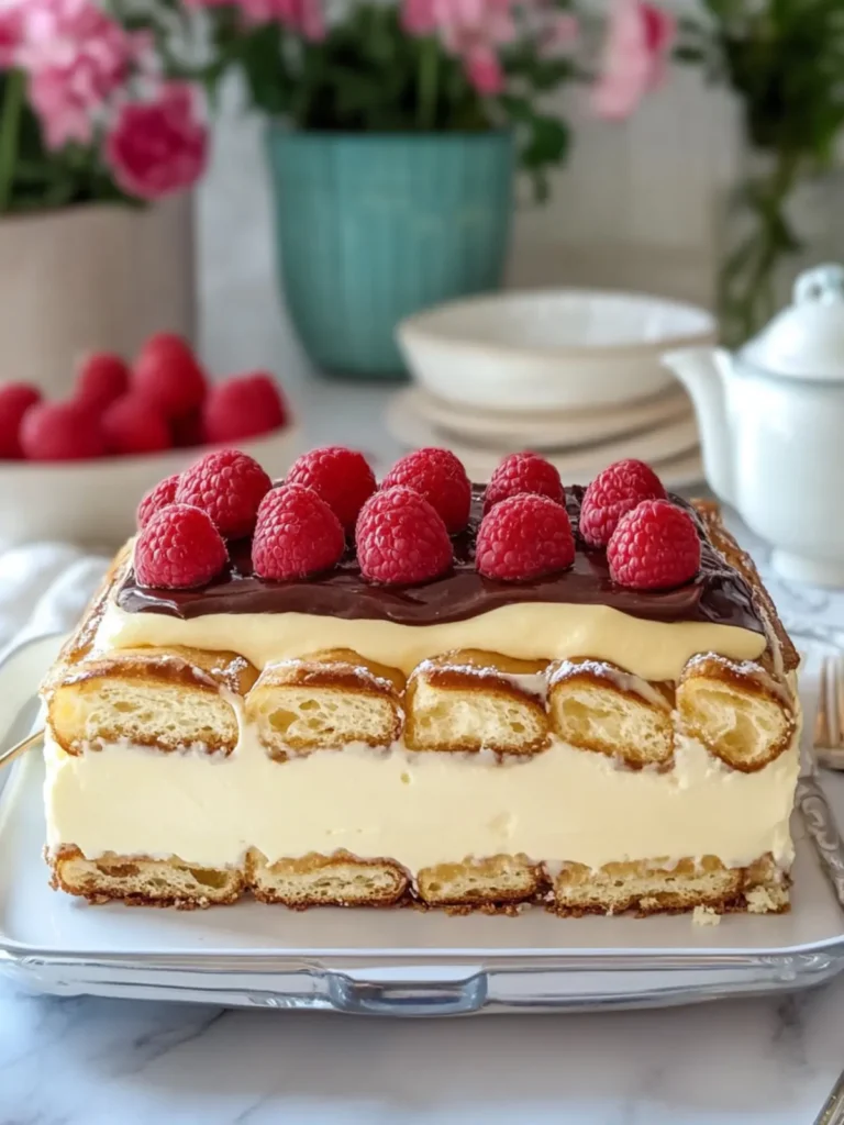 Indulge in No-Bake Éclair Cake That's Pure Heaven 4 No-Bake Éclair Cake